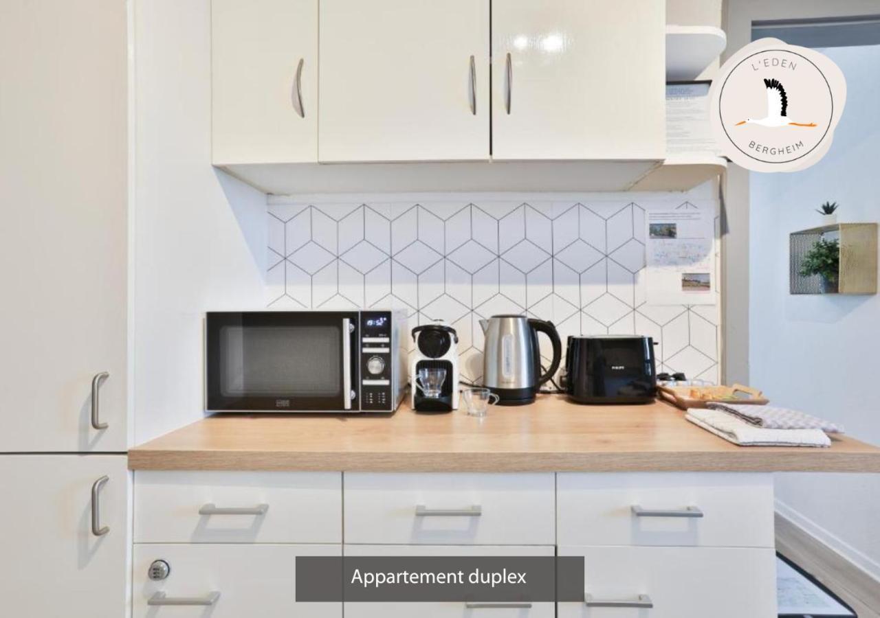 Appartements Duplex 3 Et 4 Personnes - Climatisation - Village Elu Parmi Les "Plus Beaux Villages De France" - Route Des Vins - Centre Alsace Bergheim Buitenkant foto