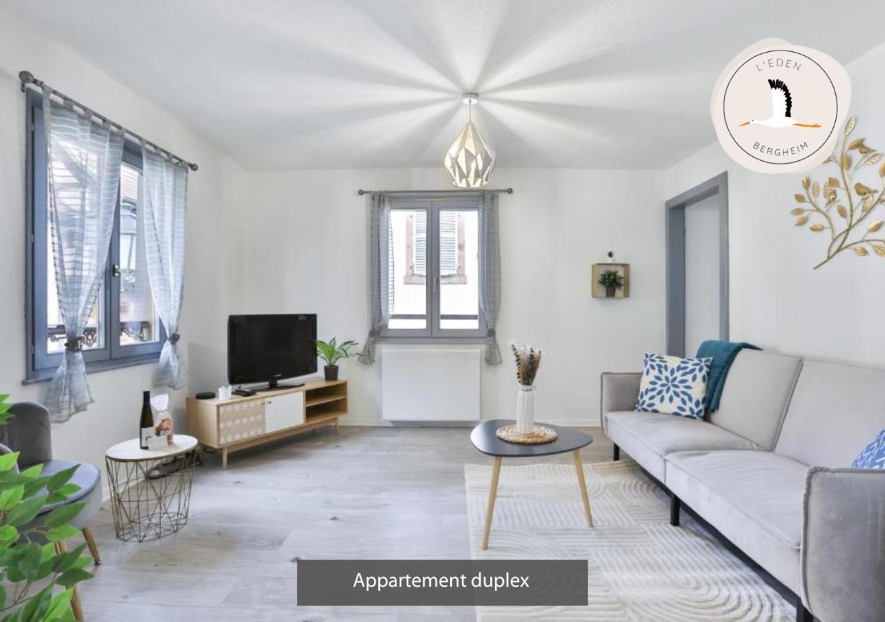 Appartements Duplex 3 Et 4 Personnes - Climatisation - Village Elu Parmi Les "Plus Beaux Villages De France" - Route Des Vins - Centre Alsace Bergheim Buitenkant foto