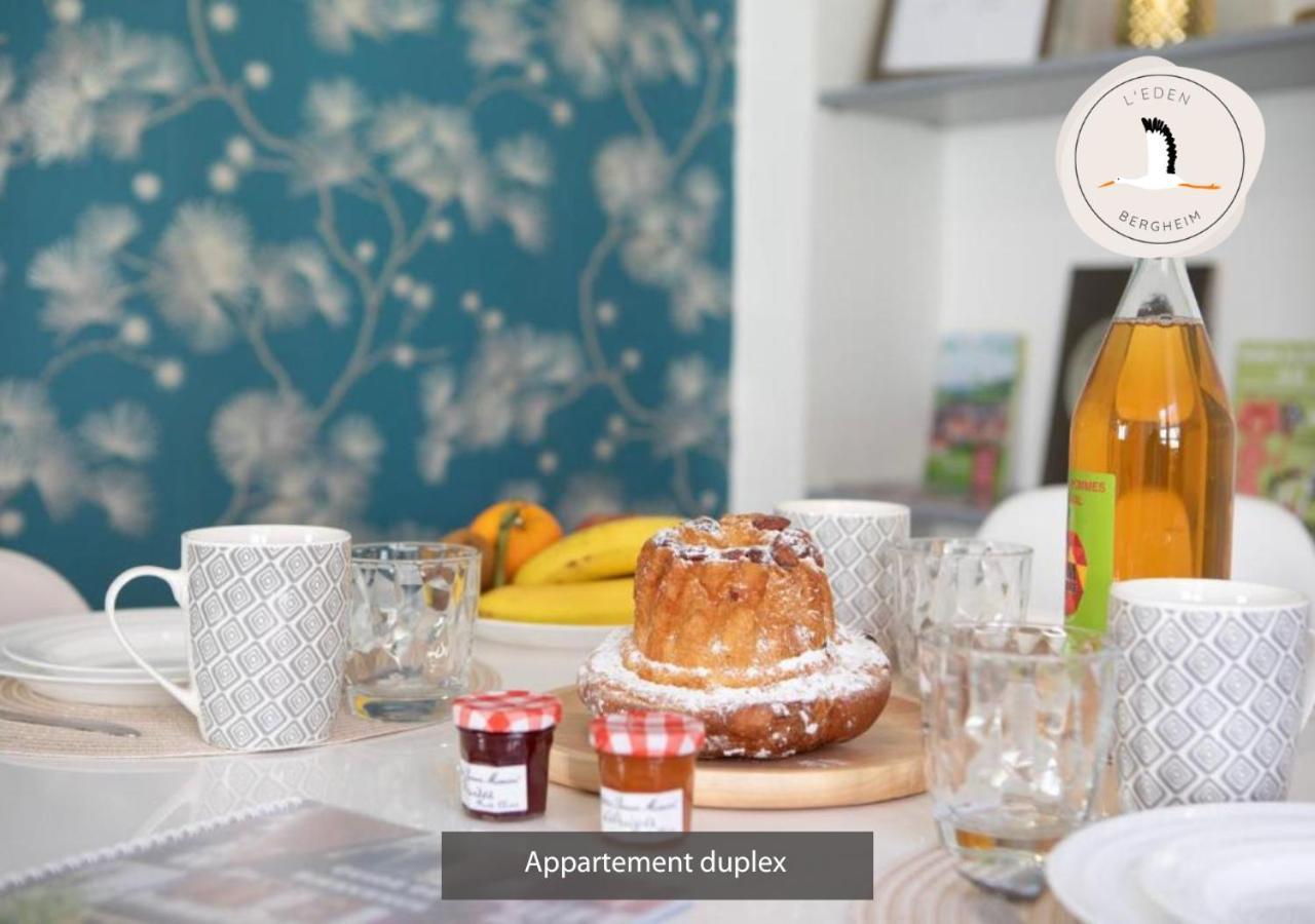 Appartements Duplex 3 Et 4 Personnes - Climatisation - Village Elu Parmi Les "Plus Beaux Villages De France" - Route Des Vins - Centre Alsace Bergheim Buitenkant foto