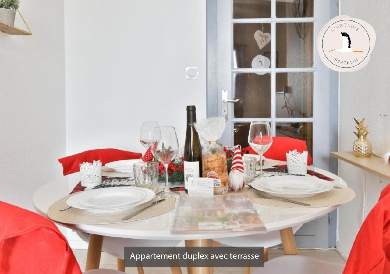 Appartements Duplex 3 Et 4 Personnes - Climatisation - Village Elu Parmi Les "Plus Beaux Villages De France" - Route Des Vins - Centre Alsace Bergheim Buitenkant foto