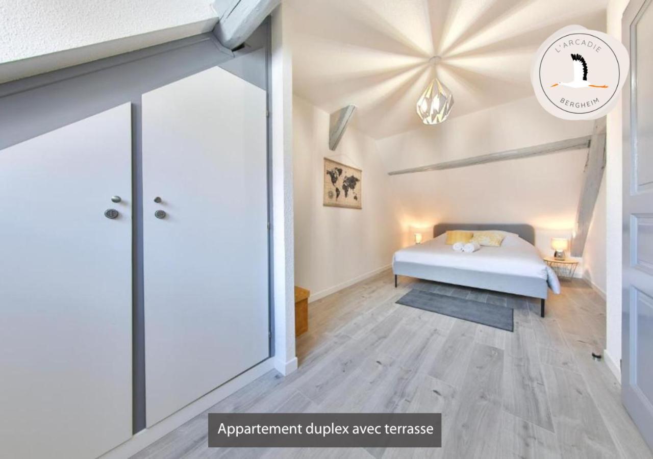 Appartements Duplex 3 Et 4 Personnes - Climatisation - Village Elu Parmi Les "Plus Beaux Villages De France" - Route Des Vins - Centre Alsace Bergheim Buitenkant foto