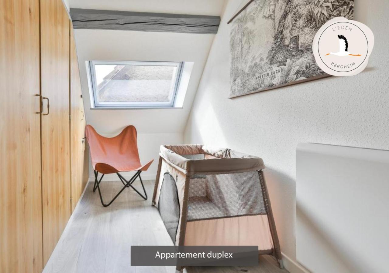 Appartements Duplex 3 Et 4 Personnes - Climatisation - Village Elu Parmi Les "Plus Beaux Villages De France" - Route Des Vins - Centre Alsace Bergheim Buitenkant foto