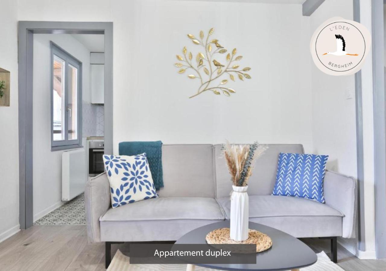 Appartements Duplex 3 Et 4 Personnes - Climatisation - Village Elu Parmi Les "Plus Beaux Villages De France" - Route Des Vins - Centre Alsace Bergheim Buitenkant foto