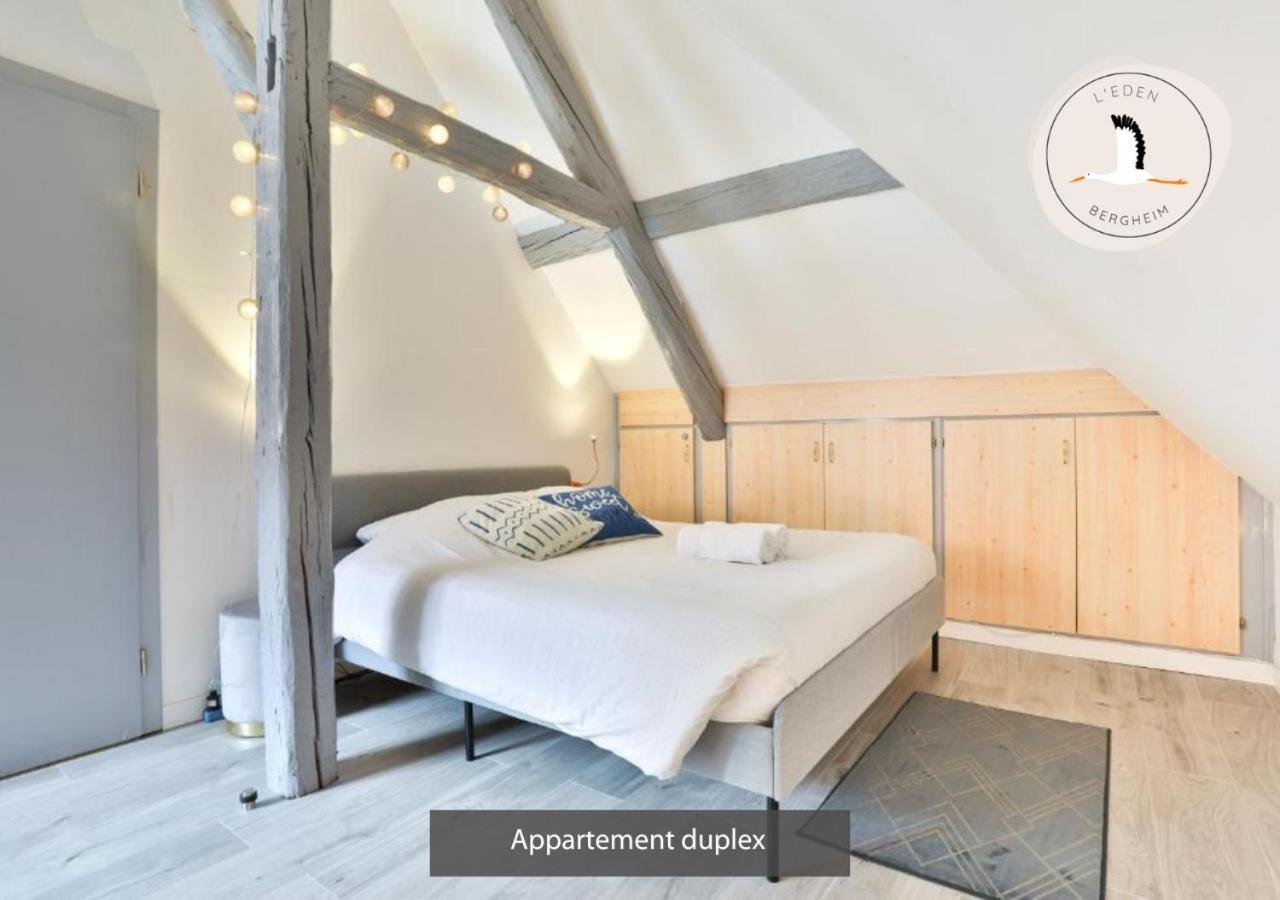 Appartements Duplex 3 Et 4 Personnes - Climatisation - Village Elu Parmi Les "Plus Beaux Villages De France" - Route Des Vins - Centre Alsace Bergheim Buitenkant foto