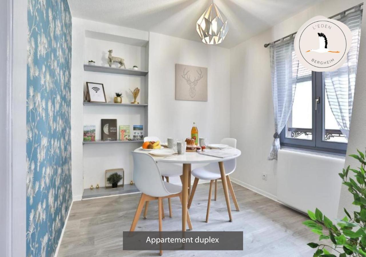 Appartements Duplex 3 Et 4 Personnes - Climatisation - Village Elu Parmi Les "Plus Beaux Villages De France" - Route Des Vins - Centre Alsace Bergheim Buitenkant foto
