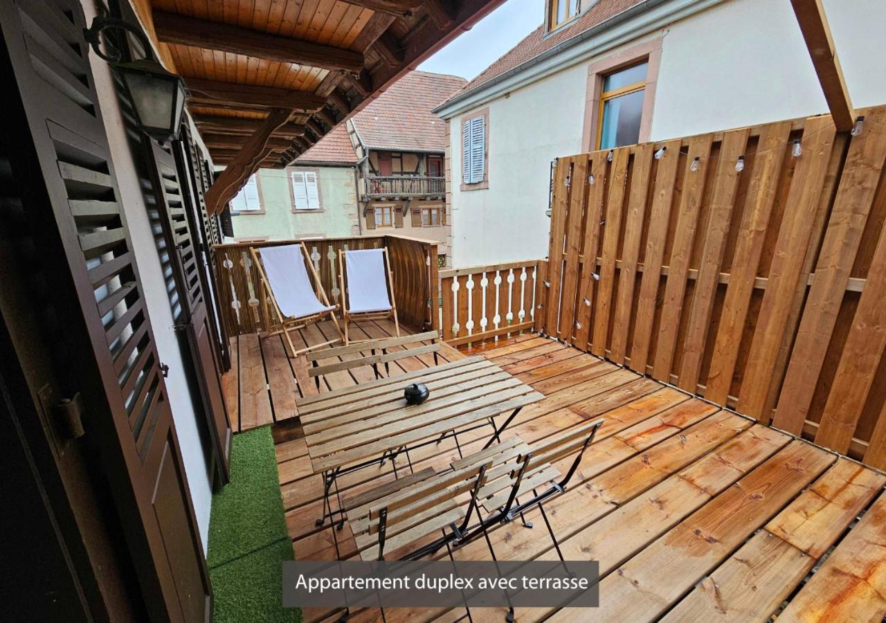 Appartements Duplex 3 Et 4 Personnes - Climatisation - Village Elu Parmi Les "Plus Beaux Villages De France" - Route Des Vins - Centre Alsace Bergheim Buitenkant foto
