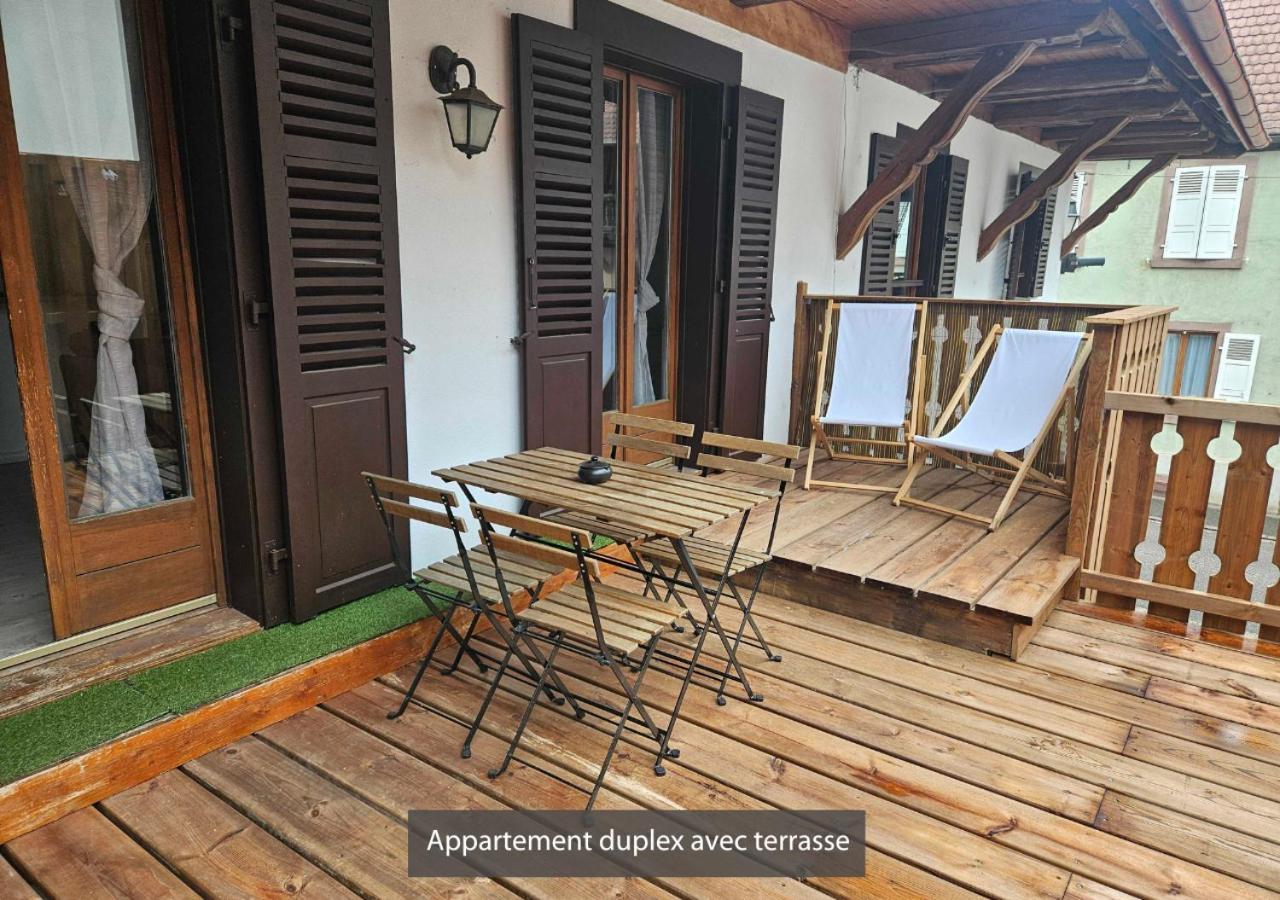 Appartements Duplex 3 Et 4 Personnes - Climatisation - Village Elu Parmi Les "Plus Beaux Villages De France" - Route Des Vins - Centre Alsace Bergheim Buitenkant foto